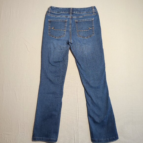 Maurices jeans women's size 4 denim blue mid-rise straight leg - Picture 3 of 12